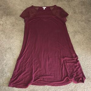 Maroon dress